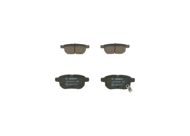 Kit de plaquettes de frein, frein à disque BOSCH 0 986 494 328