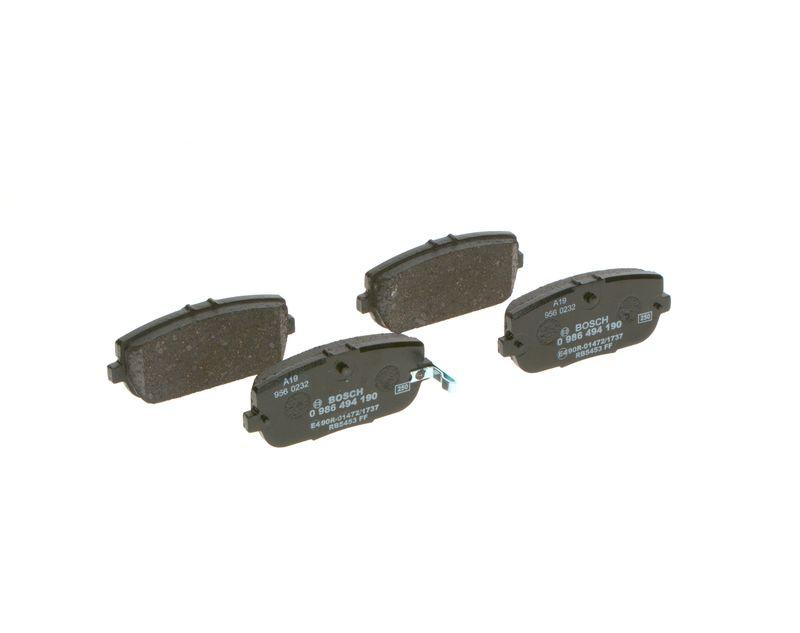 Kit de plaquettes de frein, frein à disque BOSCH 0 986 494 190