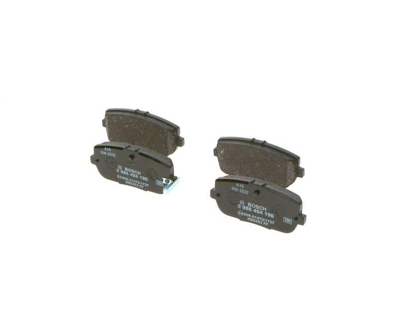 Kit de plaquettes de frein, frein à disque BOSCH 0 986 494 190