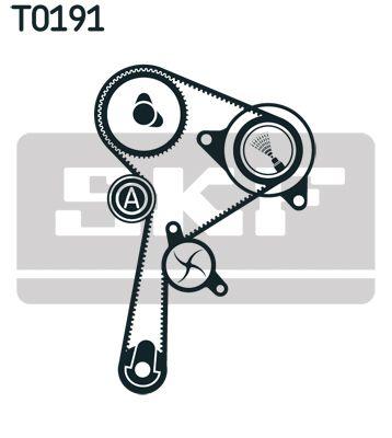 Pompe à eau + kit de courroie crantée SKF VKMC 06134-2