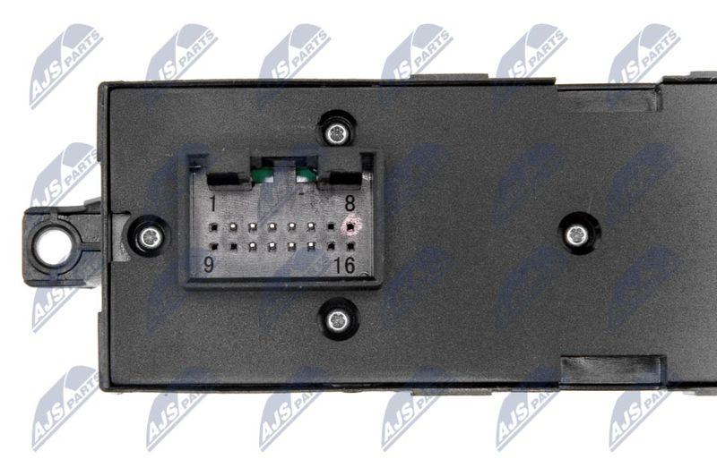 Interrupteur, lève-vitre NTY EWS-SK-002