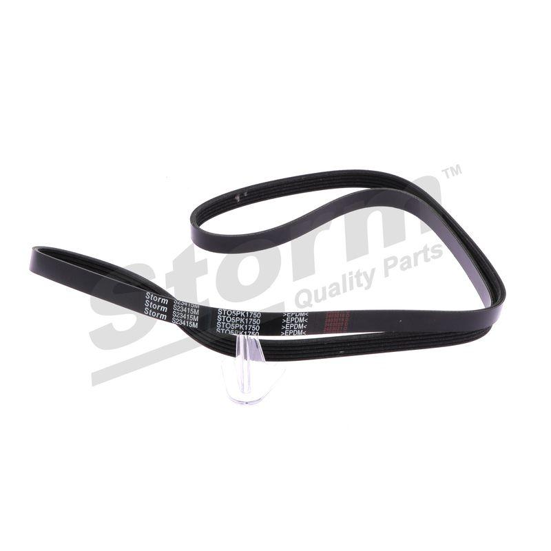 Courroie trapézoïdale à nervures STORM QUALITY PARTS STO5PK1750