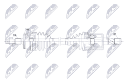 Arbre de transmission NTY NPW-MG-002