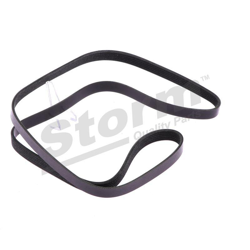 Courroie trapézoïdale à nervures STORM QUALITY PARTS STO6PK1735