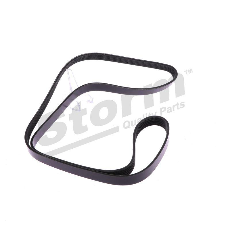 Courroie trapézoïdale à nervures STORM QUALITY PARTS STO6PK1638