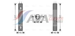 Filtre déshydratant, climatisation AVA QUALITY COOLING MSD395