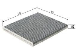 Filtre, air de l'habitacle BOSCH 1987435566