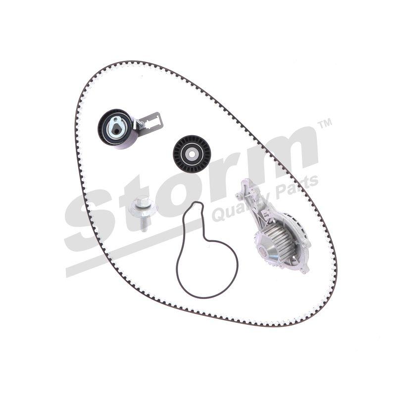 Pompe à eau + kit de courroie crantée STORM QUALITY PARTS 904546KP