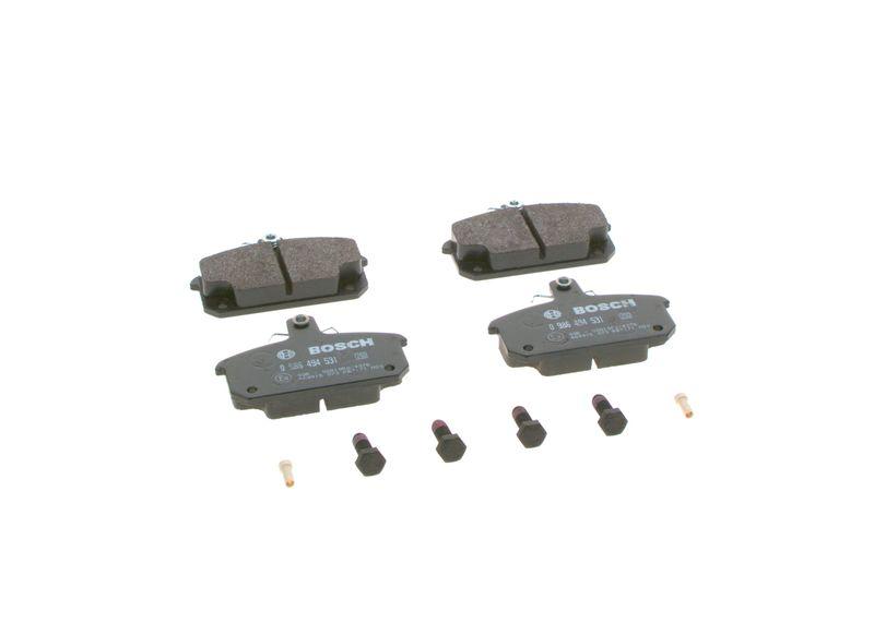 Kit de plaquettes de frein, frein à disque BOSCH 0 986 494 531