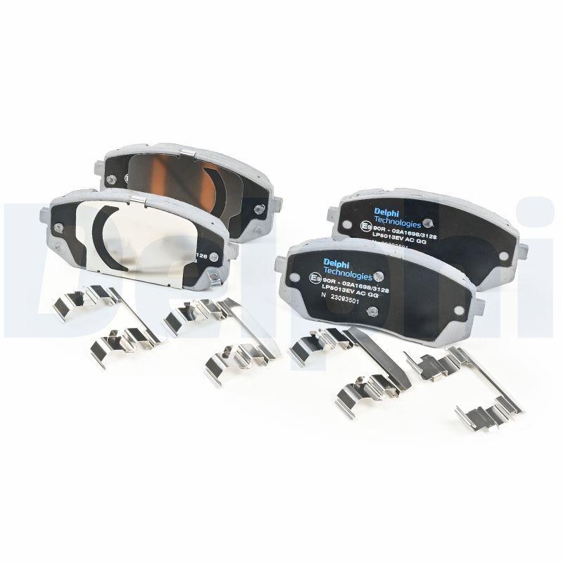 Kit de plaquettes de frein, frein à disque DELPHI LP5013EV