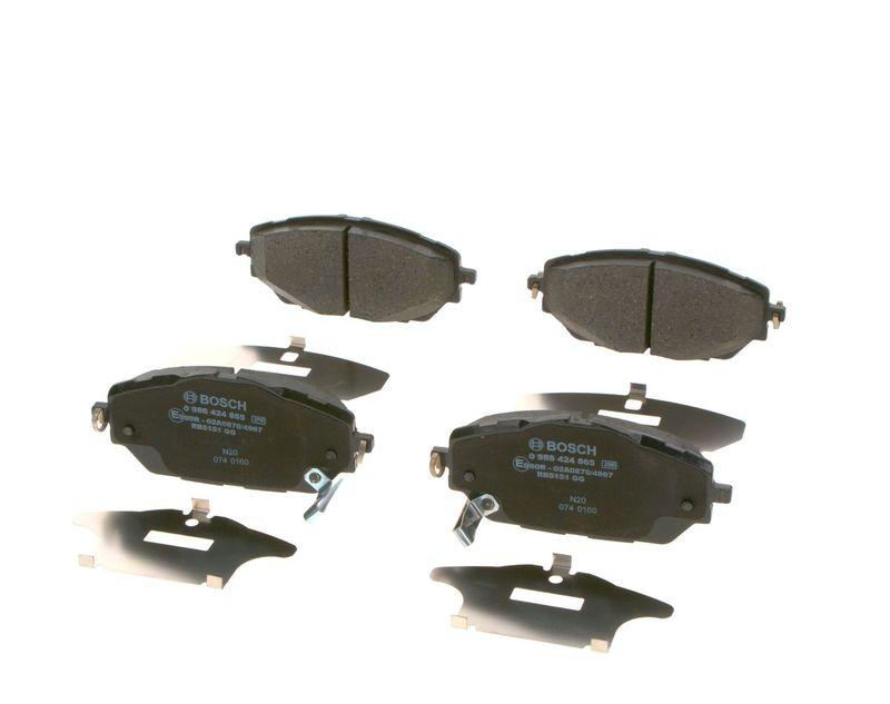 Kit de plaquettes de frein, frein à disque BOSCH 0 986 424 865