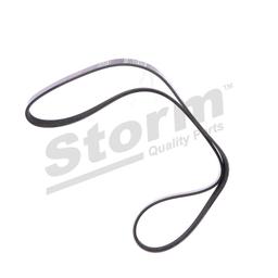 Courroie trapézoïdale à nervures STORM QUALITY PARTS STO5PK1138
