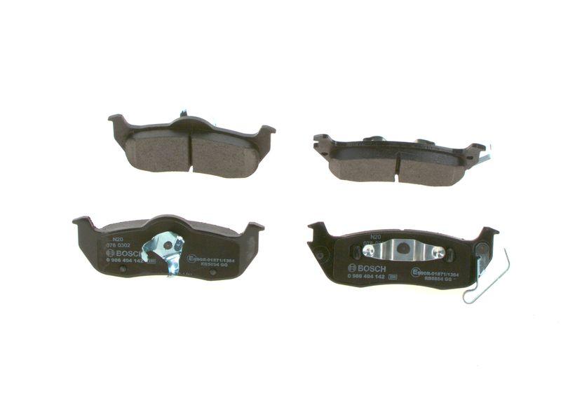 Kit de plaquettes de frein, frein à disque BOSCH 0986494142