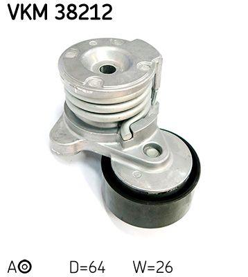 Tendeur de courroie, courroie trapézoïdale à nervures SKF VKM 38212