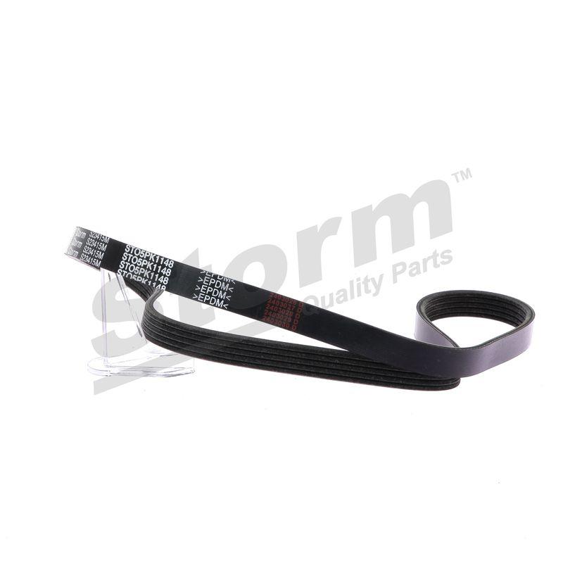 Courroie trapézoïdale à nervures STORM QUALITY PARTS STO5PK1148