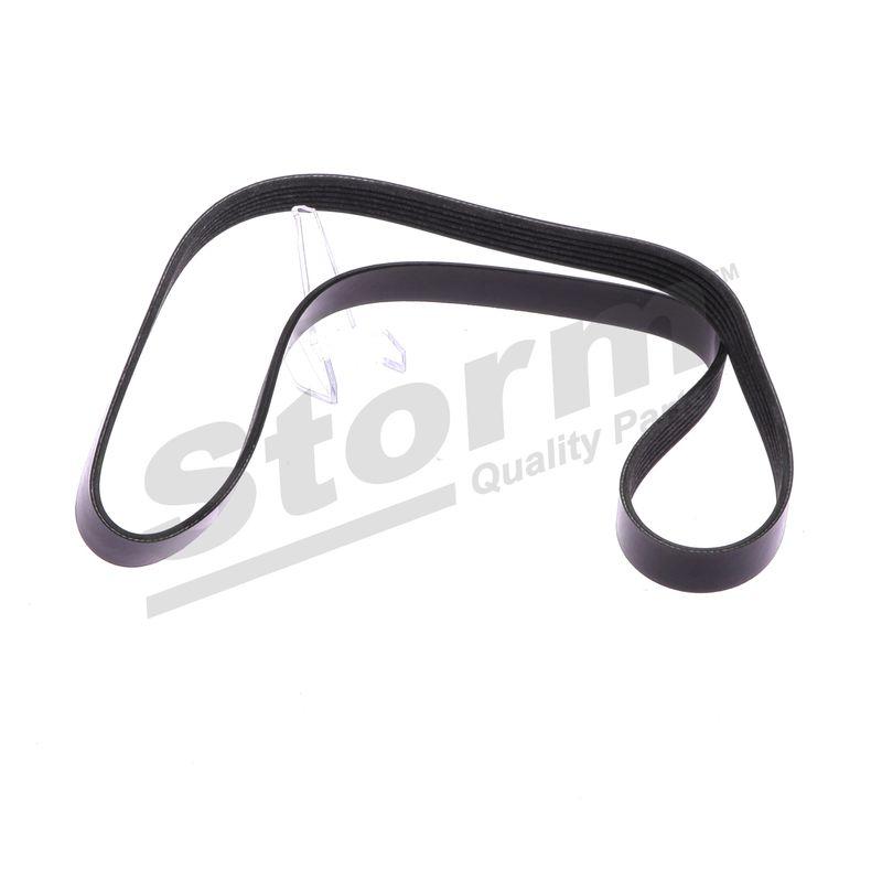 Courroie trapézoïdale à nervures STORM QUALITY PARTS STO6PK1125