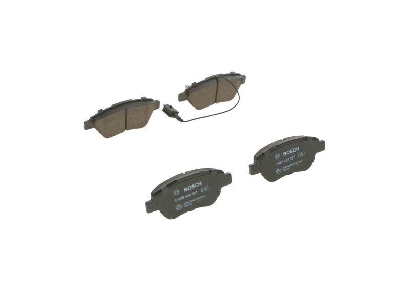 Kit de plaquettes de frein, frein à disque BOSCH 0 986 424 597