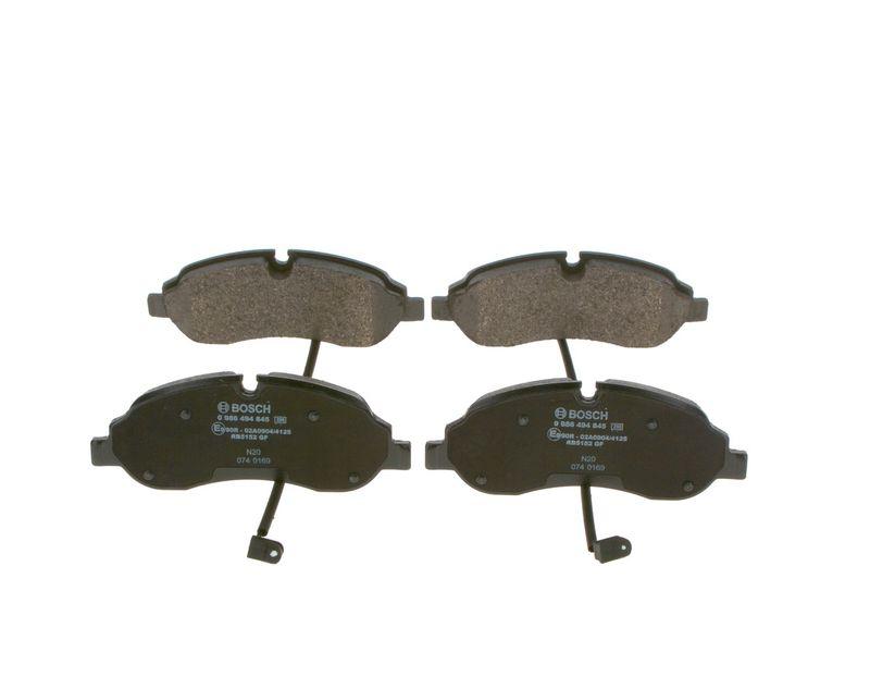 Kit de plaquettes de frein, frein à disque BOSCH 0 986 494 845
