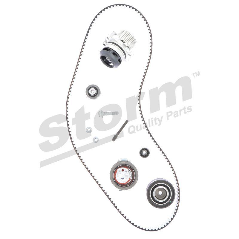 Pompe à eau + kit de courroie crantée STORM QUALITY PARTS 5550791KP