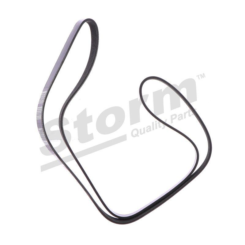 Courroie trapézoïdale à nervures STORM QUALITY PARTS STO6PK1638