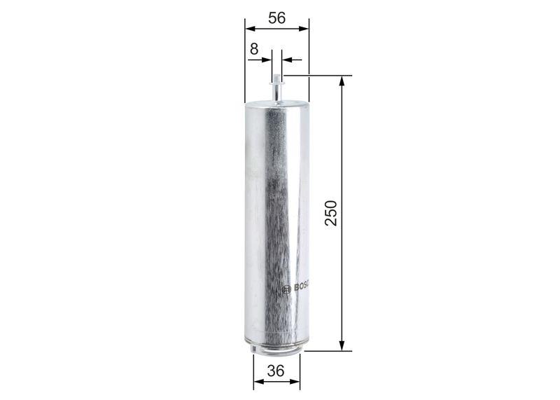 Filtre à carburant BOSCH 0 450 906 457