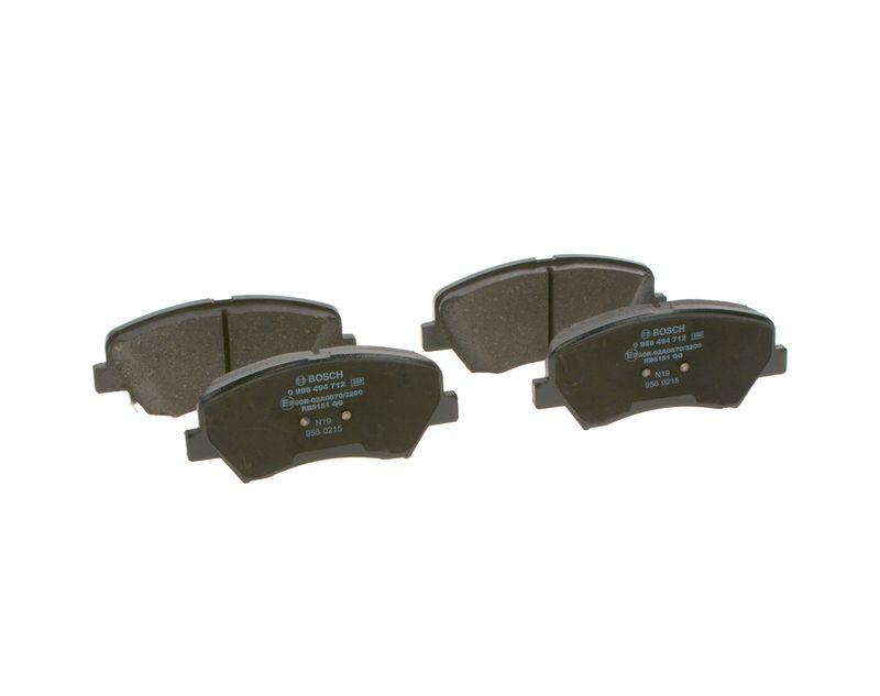 Kit de plaquettes de frein, frein à disque BOSCH 0 986 494 712