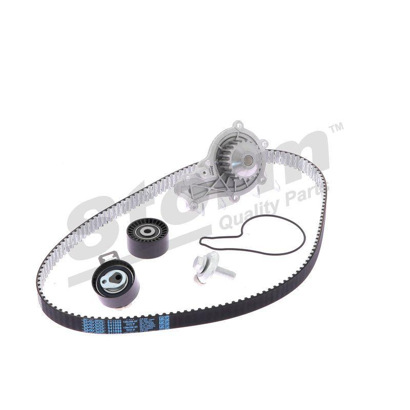 Pompe à eau + kit de courroie crantée STORM QUALITY PARTS 904546KP