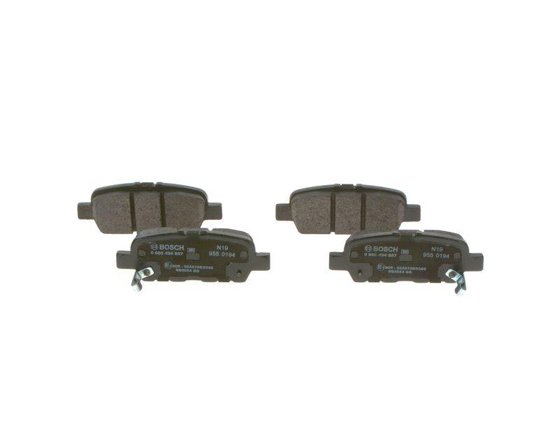 Kit de plaquettes de frein, frein à disque BOSCH 0 986 494 857