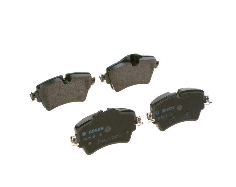Kit de plaquettes de frein, frein à disque BOSCH 0 986 494 736