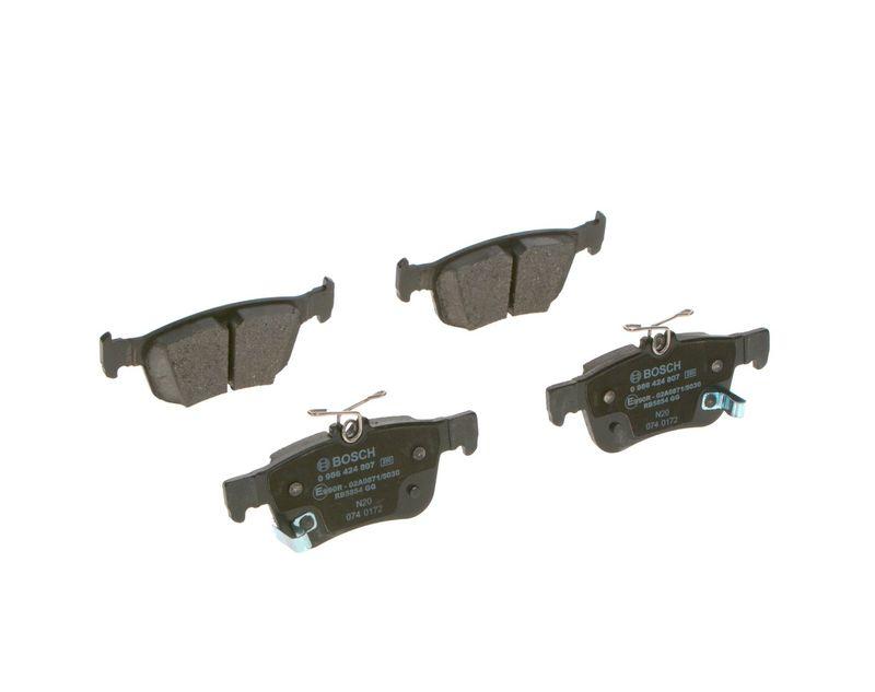 Kit de plaquettes de frein, frein à disque BOSCH 0 986 424 807