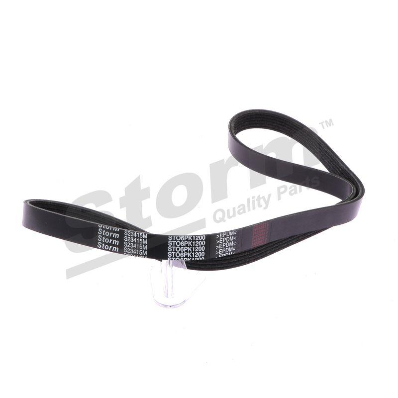 Courroie trapézoïdale à nervures STORM QUALITY PARTS STO6PK1200