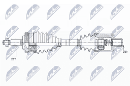 Arbre de transmission NTY NPW-RE-151