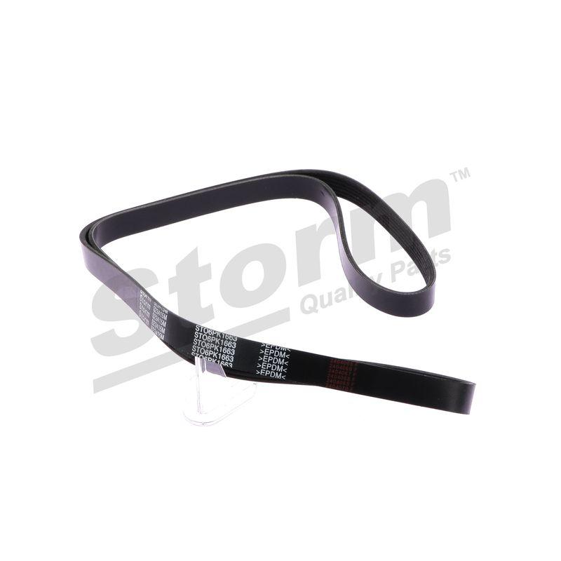 Courroie trapézoïdale à nervures STORM QUALITY PARTS STO6PK1663