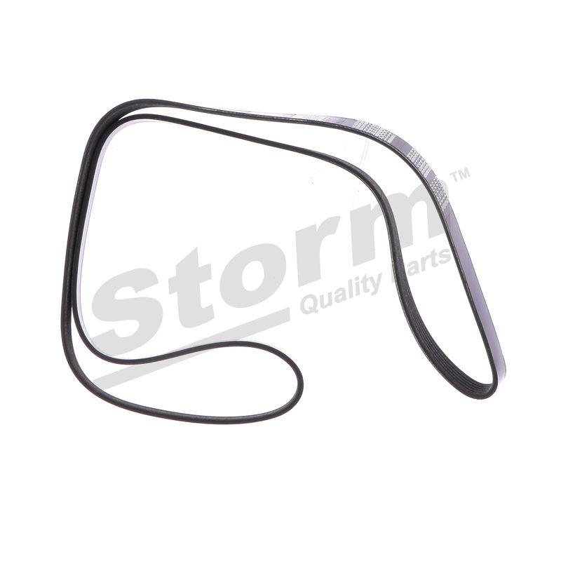 Courroie trapézoïdale à nervures STORM QUALITY PARTS STO6PK1638