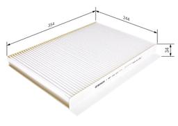 Filtre, air de l'habitacle BOSCH 1 987 432 037