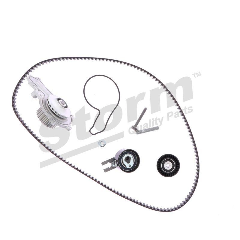Pompe à eau + kit de courroie crantée STORM QUALITY PARTS 5550571KP