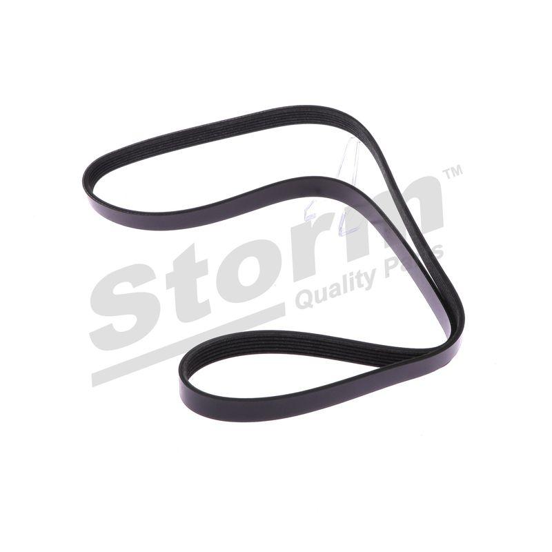Courroie trapézoïdale à nervures STORM QUALITY PARTS STO6PK1438