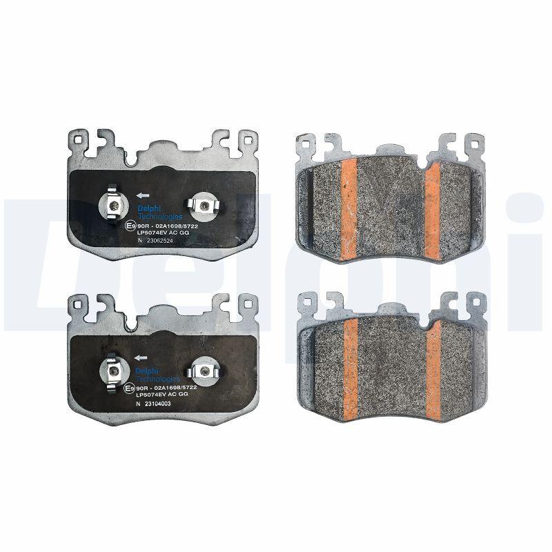 Kit de plaquettes de frein, frein à disque DELPHI LP5074EV