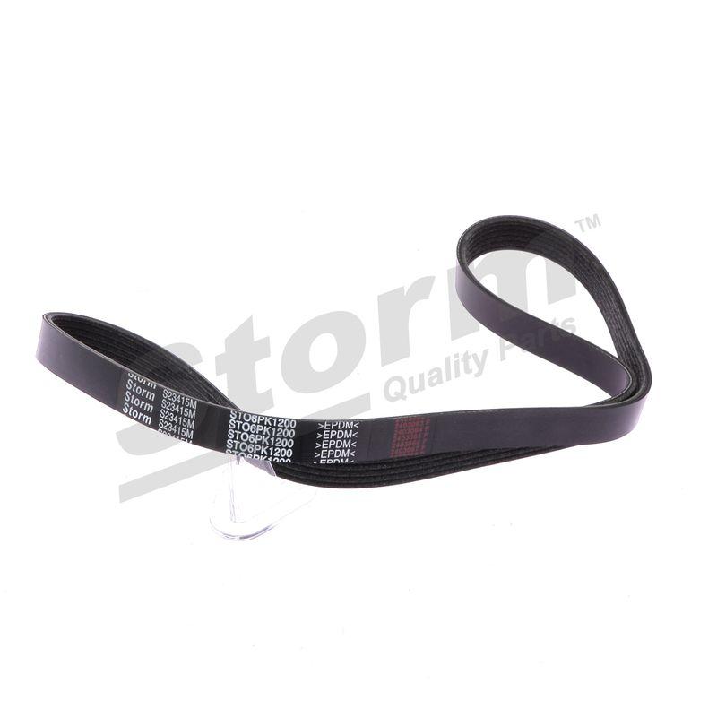 Courroie trapézoïdale à nervures STORM QUALITY PARTS STO6PK1200