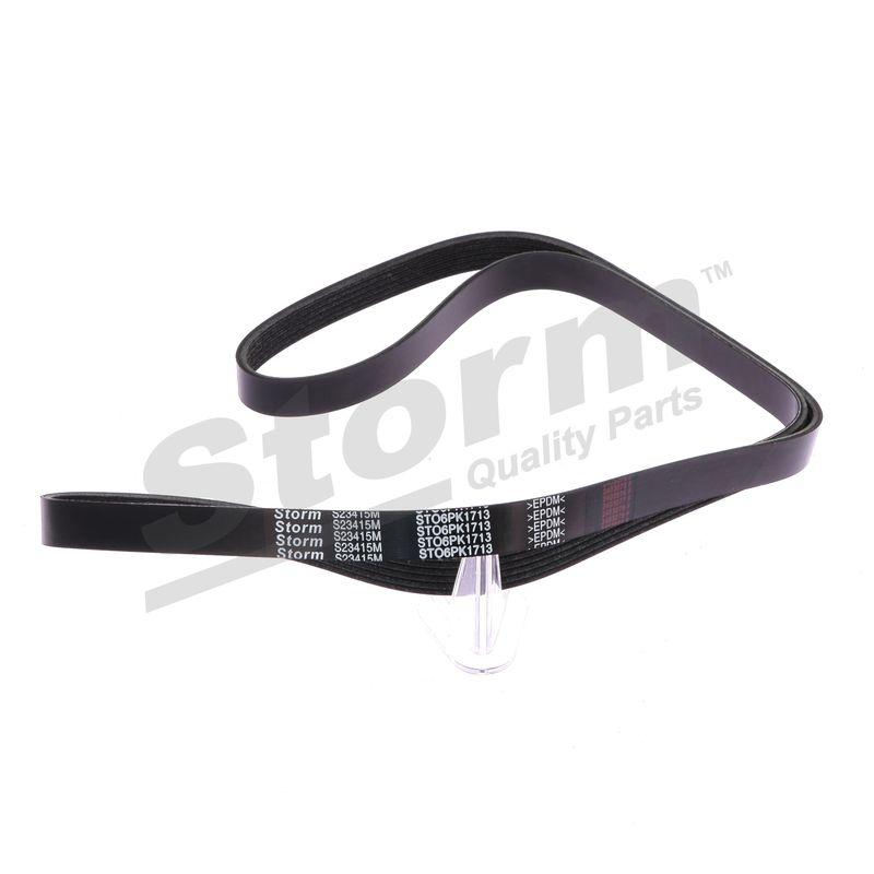 Courroie trapézoïdale à nervures STORM QUALITY PARTS STO6PK1713