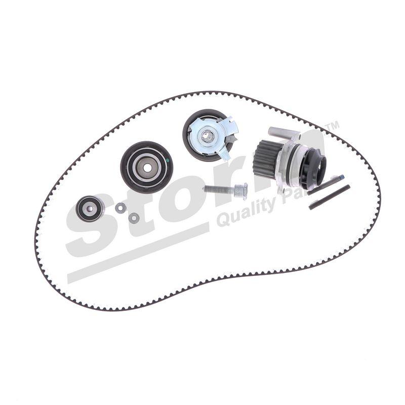 Pompe à eau + kit de courroie crantée STORM QUALITY PARTS 5550732KP