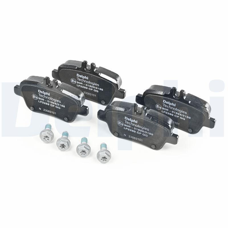 Kit de plaquettes de frein, frein à disque DELPHI LP2289