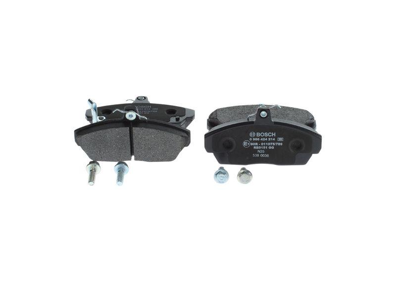 Kit de plaquettes de frein, frein à disque BOSCH 0986424214