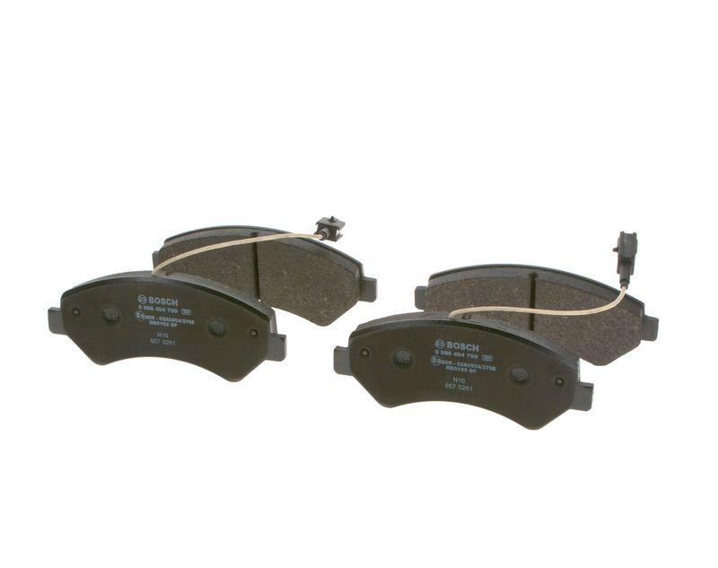 Kit de plaquettes de frein, frein à disque BOSCH 0 986 494 799