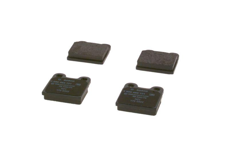 Kit de plaquettes de frein, frein à disque BOSCH 0 986 460 101
