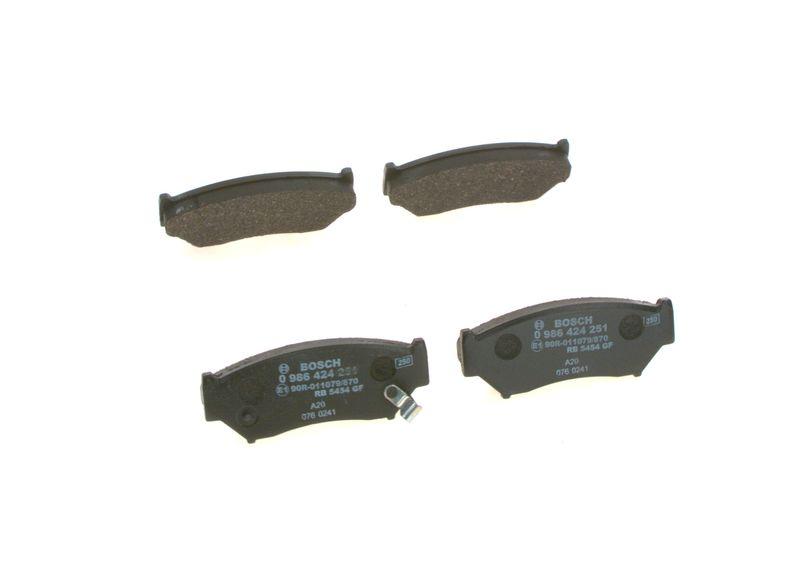 Kit de plaquettes de frein, frein à disque BOSCH 0 986 424 251