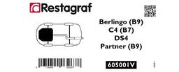 Kit de clip de fixation, carrosserie RESTAGRAF 605001V