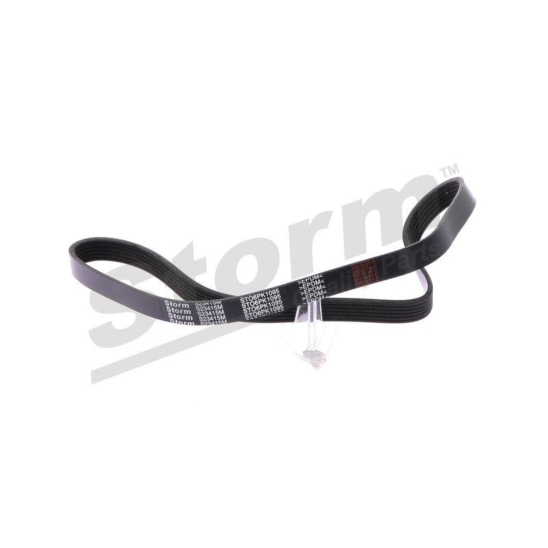 Courroie trapézoïdale à nervures STORM QUALITY PARTS STO6PK1095