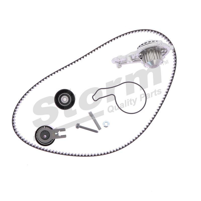 Pompe à eau + kit de courroie crantée STORM QUALITY PARTS 904487KP