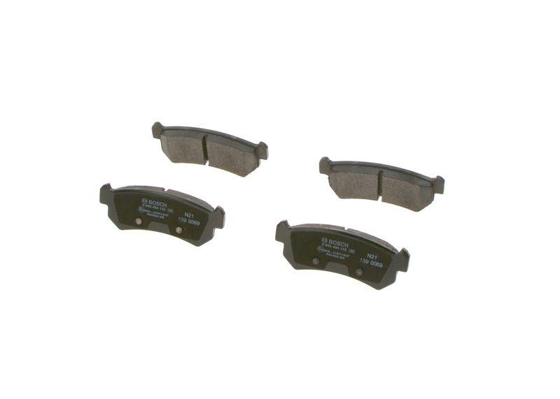 Kit de plaquettes de frein, frein à disque BOSCH 0 986 494 133